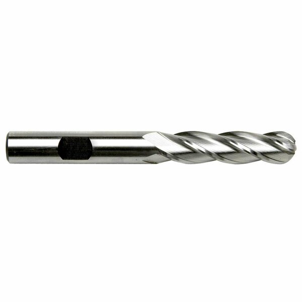 Sowa High Performance Cutting Tools 1 Dia x 1 Shank 4Flute Long Length Ball Nose HSCO Cobalt End Mill 104996